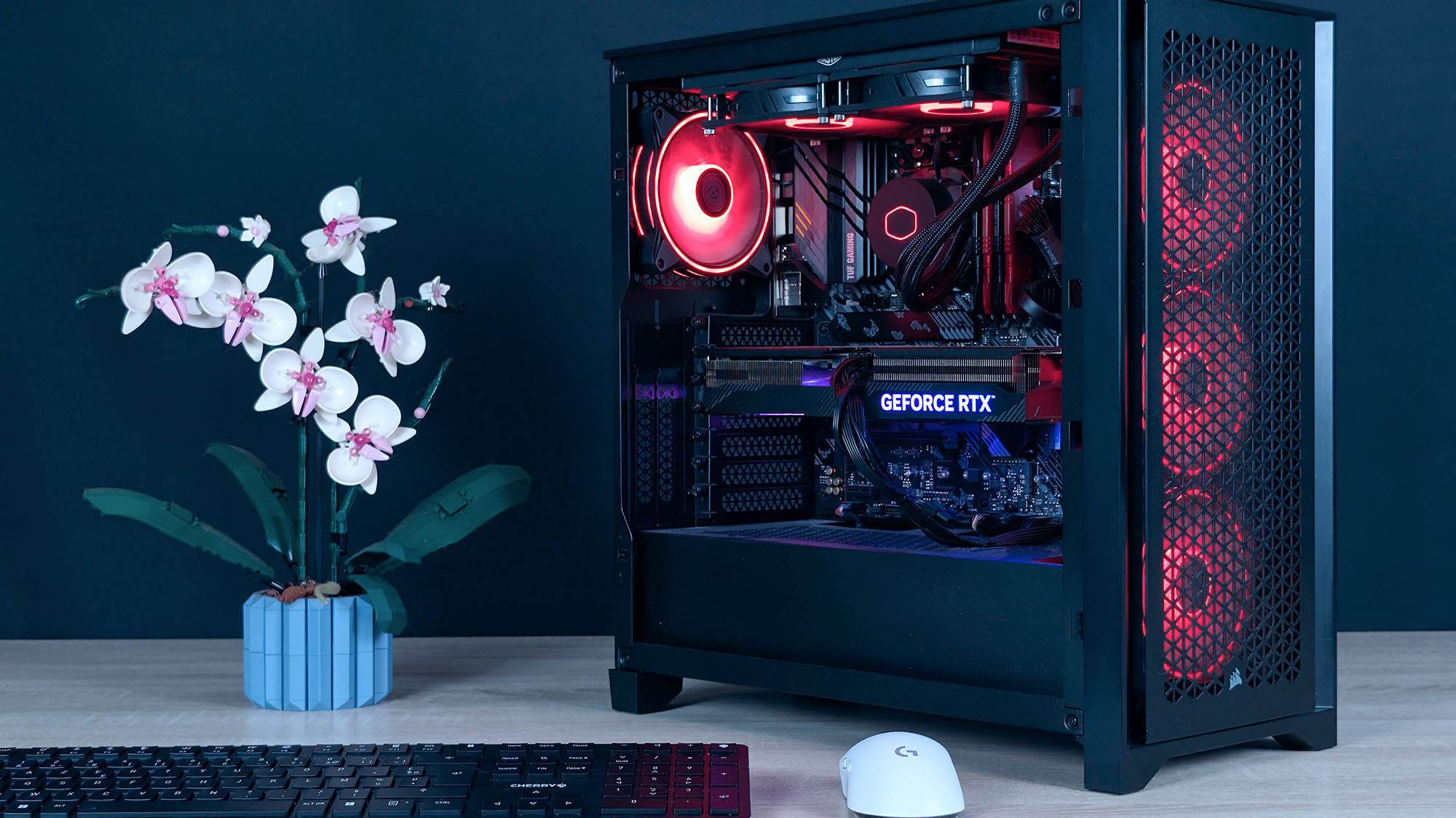 PC sur mesure assemblé — configuration optimisée et design soigné